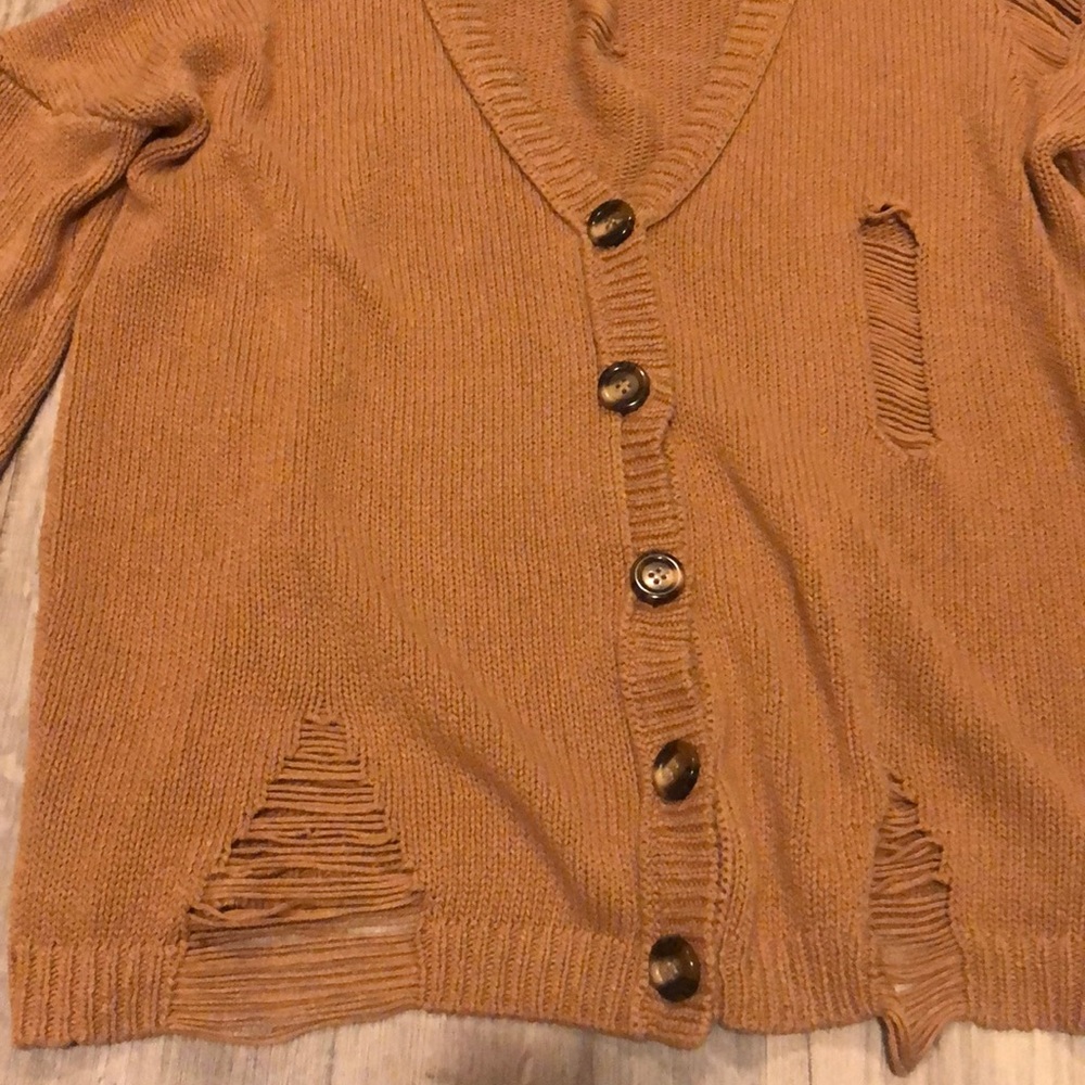 BKE Distressed Cardigan - Picture 2 of 5